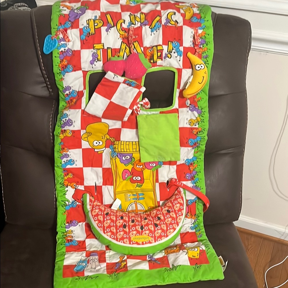 Colorful Picnic Travel Play Mat